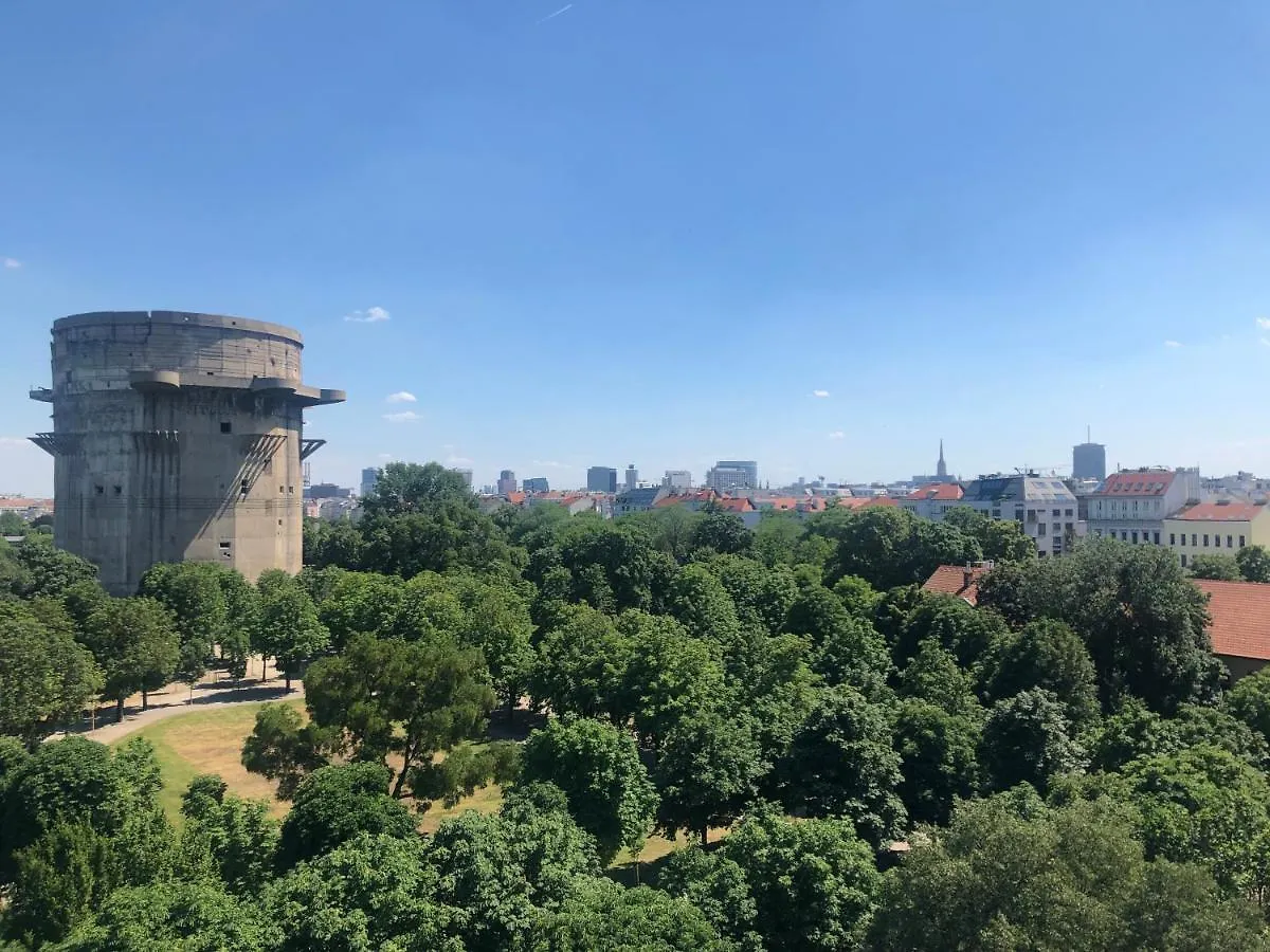 Augartenblick Penthauscombo 15/16 - Blick Zum Riesenrad Apartment Vienna 0*,